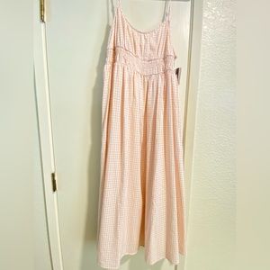 Size Medium midi dress blush pink dress
